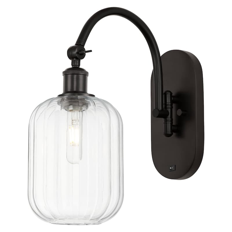 Innovations Lighting 918-1W-16-7 Preston Sconce Preston 16" Tall Wall - Oil Rubbed Bronze / Clear