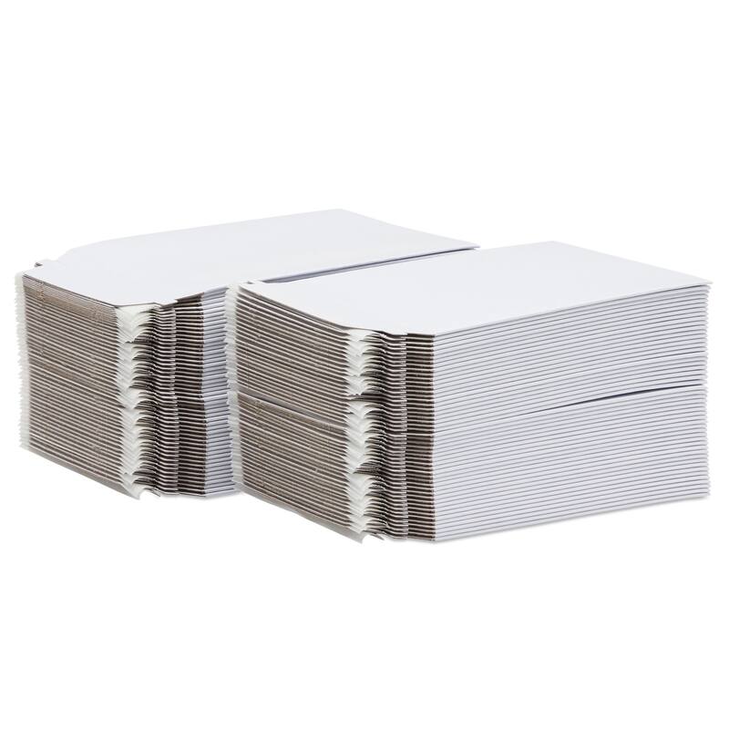 Stockroom Plus 100 Pack 6x8 Rigid Mailers, 550 GSM Self Adhesive Stay Flat Cardboard Envelopes