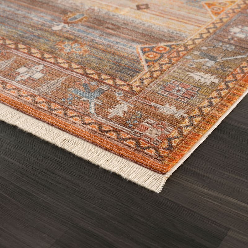 Teja Southwestern Area Rug By HomeRoots - 2' X 6'