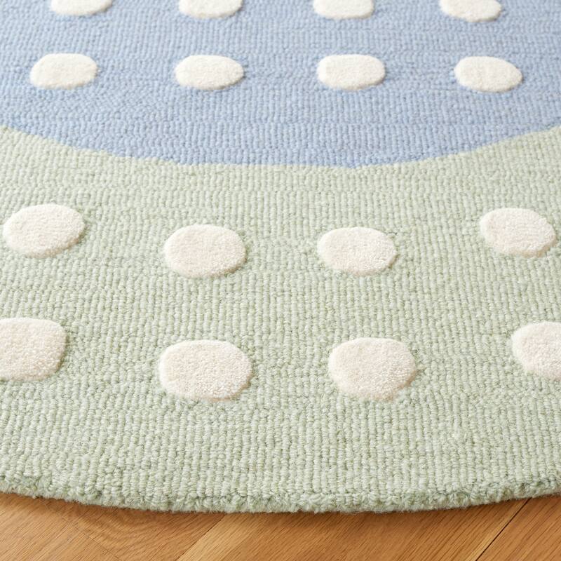 SAFAVIEH Handmade Kids Gayana Dots Wool Rug