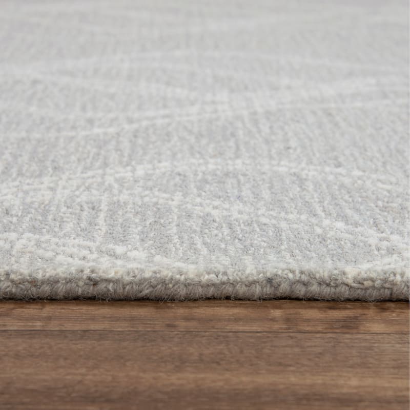 Alora Decor Wondrous Grey Hand-tufted Wool Rug