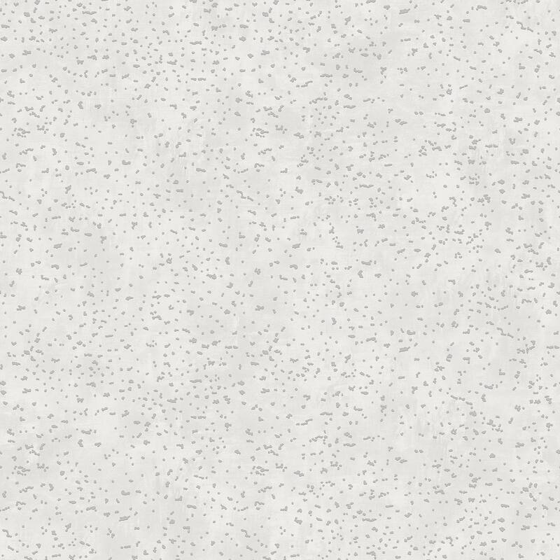 Galerie Wallcoverings Lustre Collection Embossed Abstract Spot Non-woven Metallic Wallpaper Roll - 33 feet x 21 inches - Silver