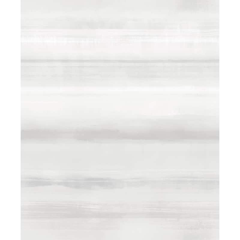 Galerie Wallcoverings Atmosphere Skye Stripe Non-woven Matte Wallpaper Roll - 33 feet x 21 inches - Off White