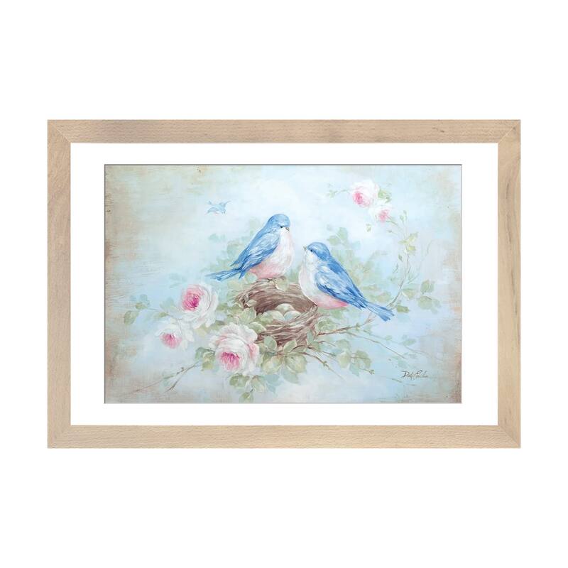 iCanvas "Bluebird Spring" by Debi Coules - Natural - 24x32x1