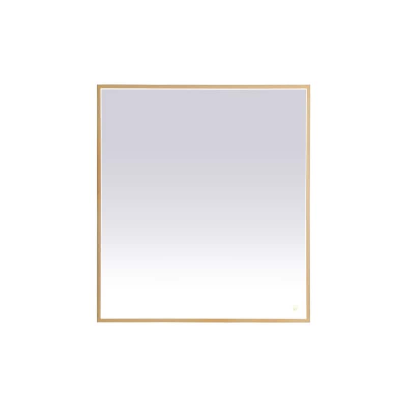 Indigo Home 36x40 inch LED mirror with adjustable color temperature