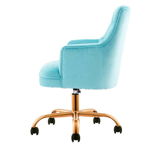 Ovios Cute Desk Chair Plush Velvet Office Chair For Girl Or Lady Modern Nice Vanity Chair And Task Chair With Gold Base On Sale Overstock 30234169 It would not be a little less for older children.
