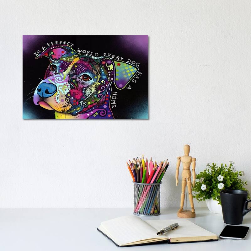 iCanvas "In a Perfect World" by Dean Russo Canvas Print - 8x12x0.75