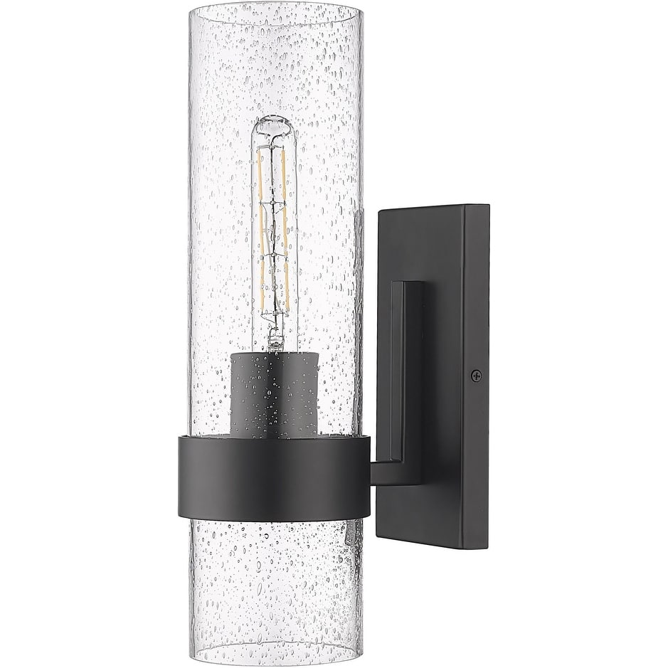 Millennium Lighting 15101 16" Tall Wall Sconce with Seedy Glass Shade