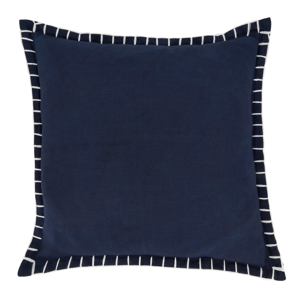 Simple Elegance Chunky Whip Stitch Throw Pillow