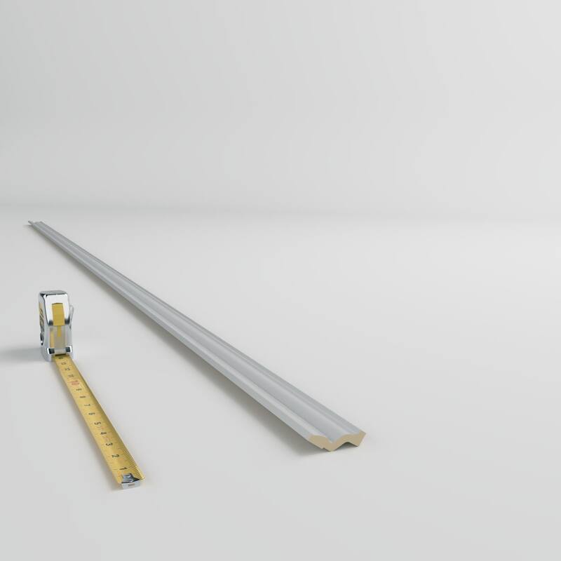 1 3/4"H x 1 1/8"P x 2"F x 96"L Sage Crown Moulding - 1-Pack