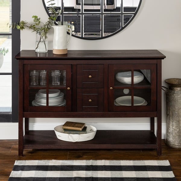 Shop Middlebrook Designs 52 Inch Espresso Buffet Cabinet Tv