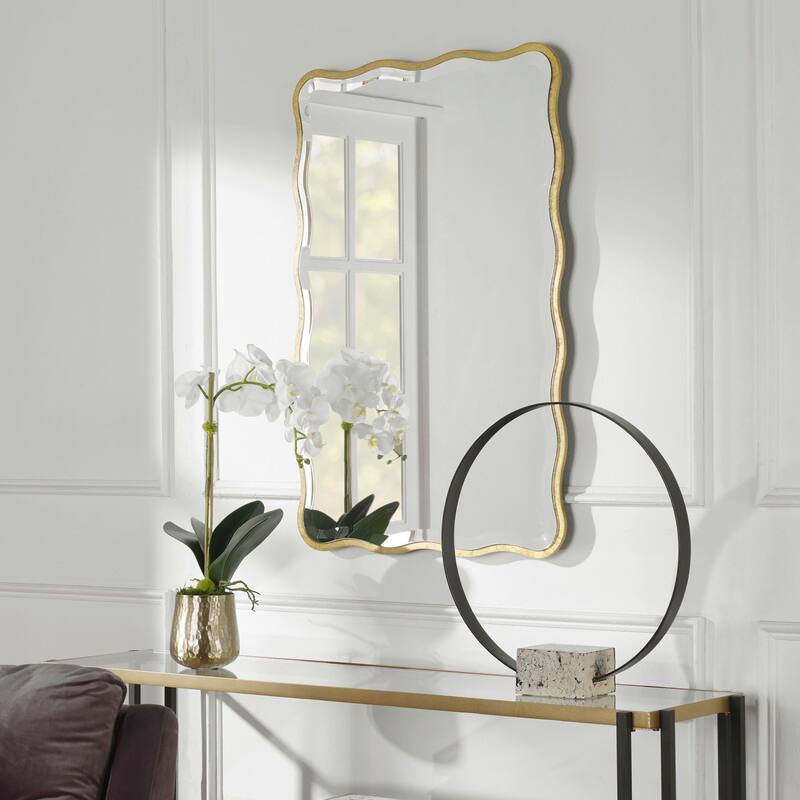 Uttermost 09827 Aneta 23" W x 35" H Rectangular Framed Bathroom Mirror