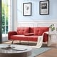preview thumbnail 7 of 18, Living Room Modern Sleeper Sofa with 2 Cup Holders