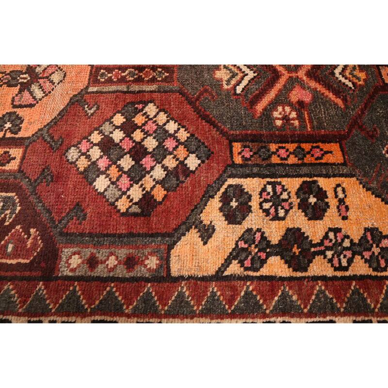 ECARPETGALLERY Hand-knotted Konya Anatolian Dark Red Wool Rug - 3'4 x 9'9