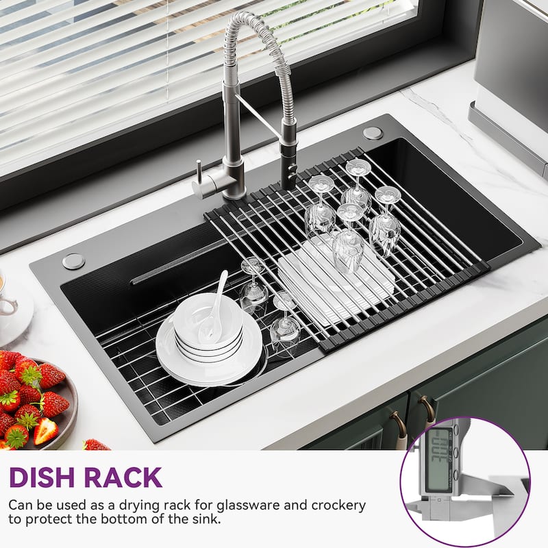 30''/32'' Stainless Steel Drop In Kitchen Sink Workstation