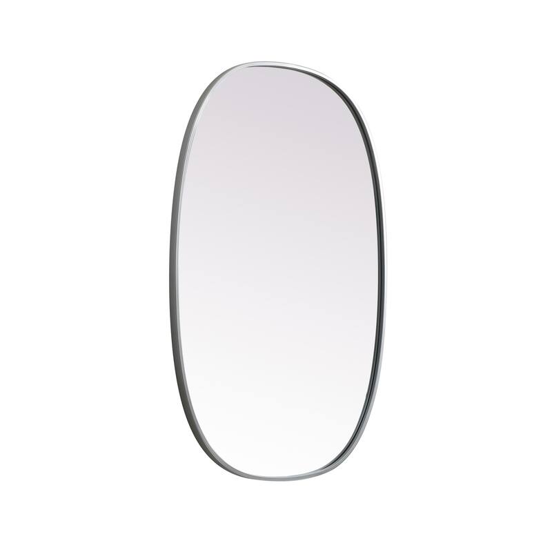 Elegant Lighting MR2B2740 Brynn 27" W x 40" H Modern Oval Bathroom