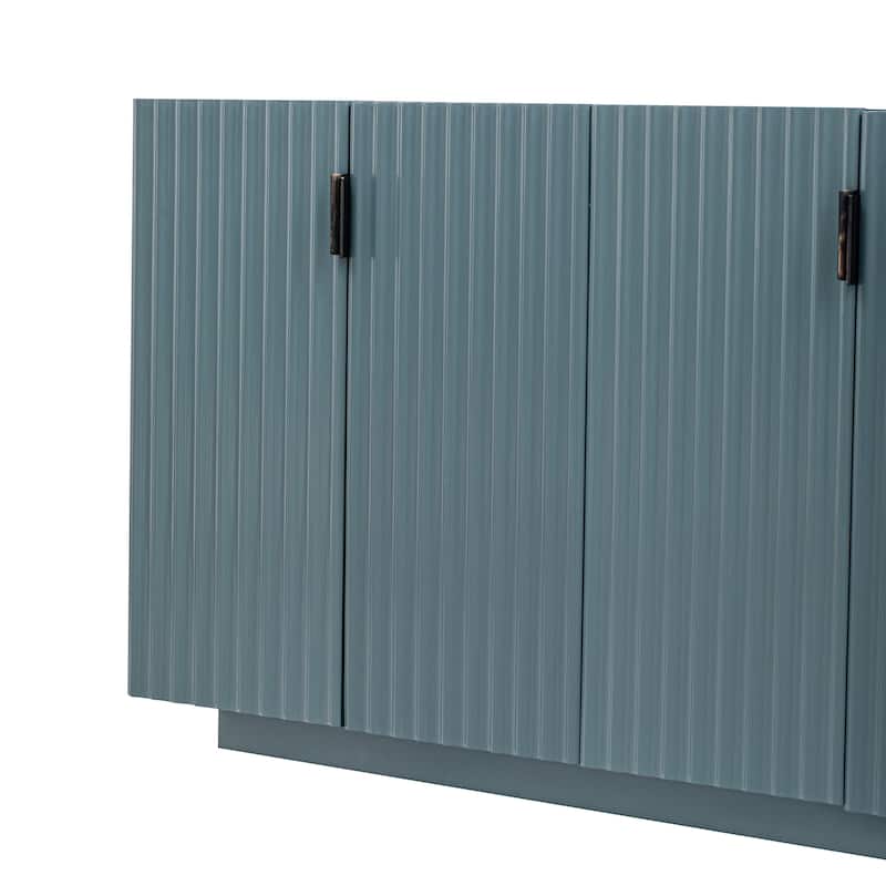4 Wavy Doors Ample Storage Space Sideboard