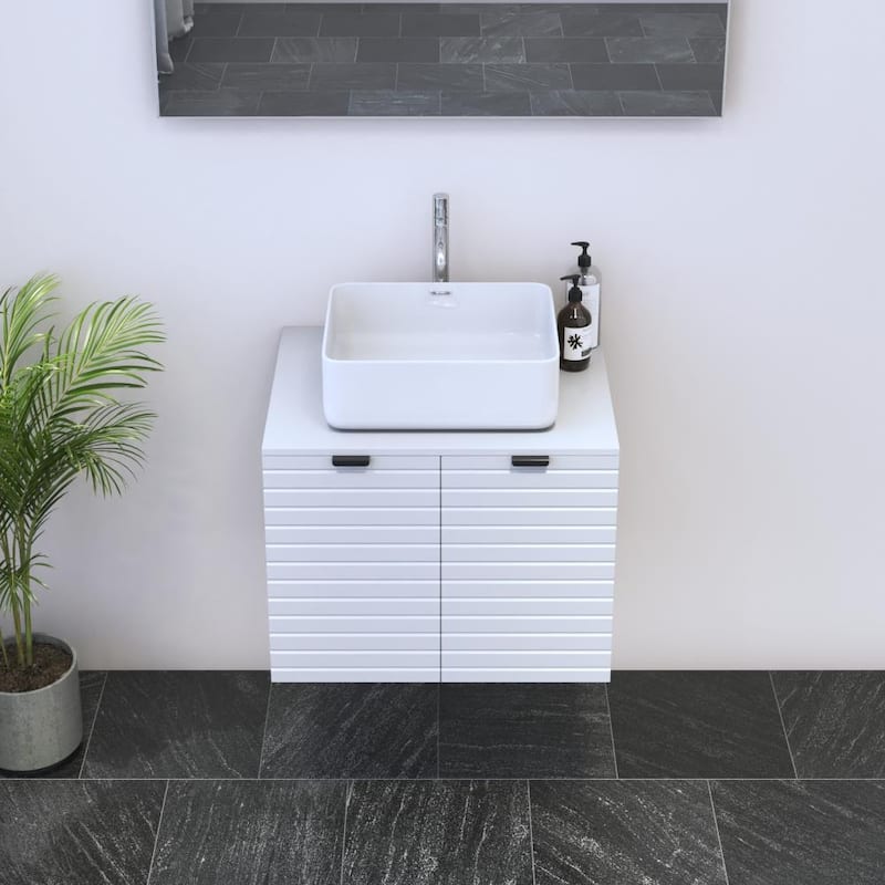 Capri 2D 60 Floating Bathroom Vanity (24" Width)