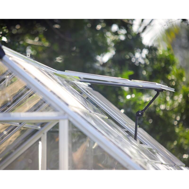 Harmony 6 ft. Silver & Grey /Clear DIY Greenhouse Kit