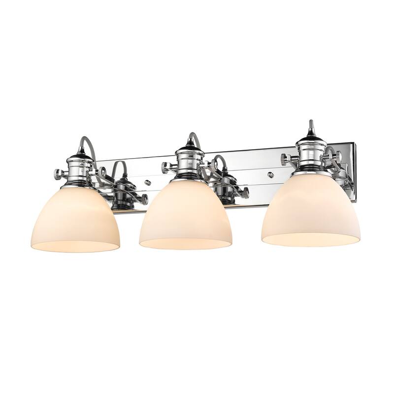 Golden Lighting Hines 3 Light 25" Wide Bathroom Vanity Light with