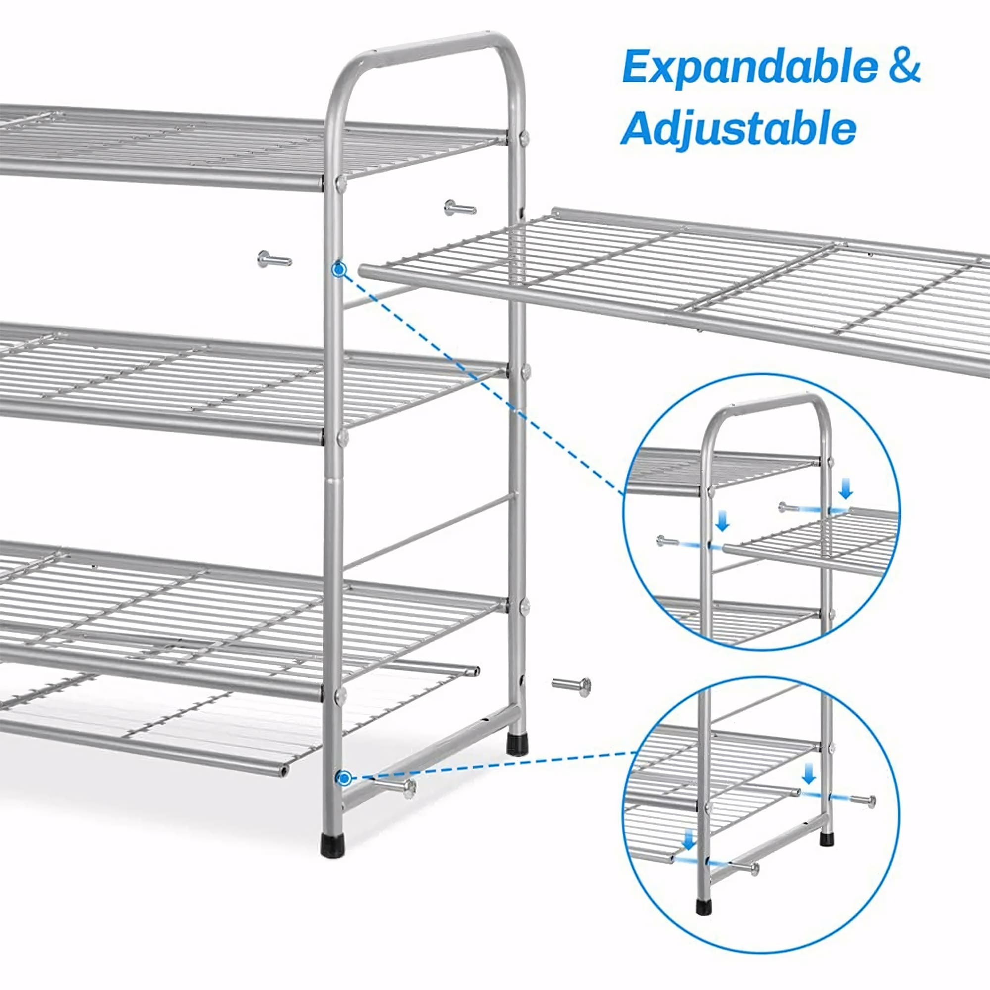 https://ak1.ostkcdn.com/images/products/is/images/direct/722e27e663a63119d7e4af2bb5f5d65d2ec84b35/3-Tier-Adjustable-%26-Freestanding-Shoe-Rack-Wire-Grid-Storage.jpg
