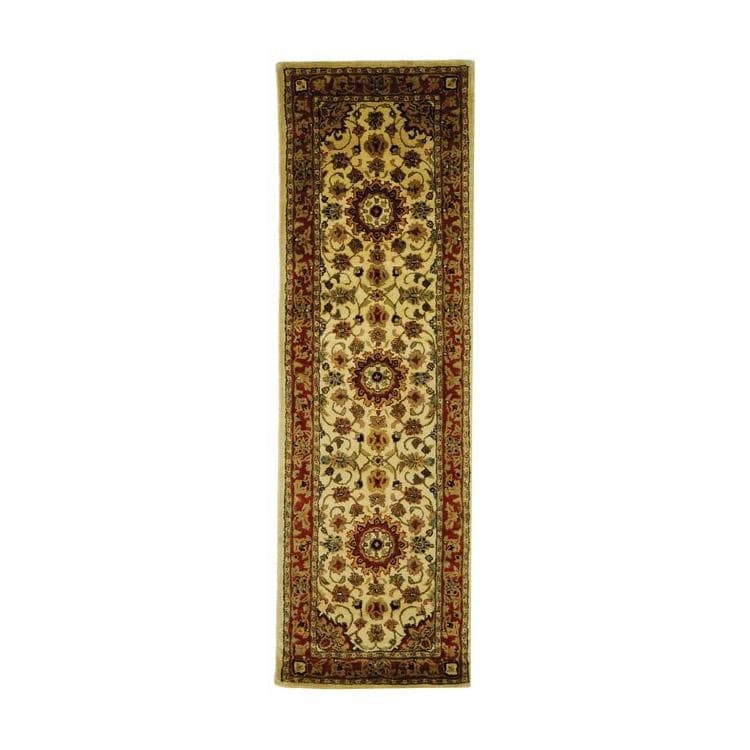 preview thumbnail 30 of 36, Safavieh Handmade Classic Vernice Traditional Oriental Wool Rug 2'3" x 10' Runner - Ivory/Red - Runner