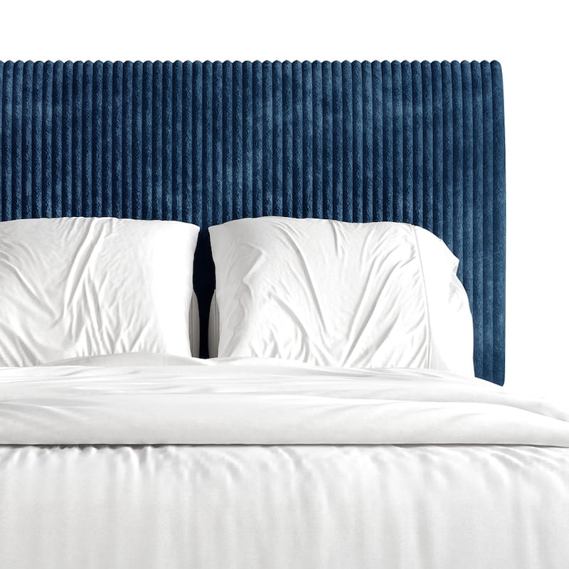 CraftPorch Corduroy Elegant and Chic Velvet Upholstered Bed