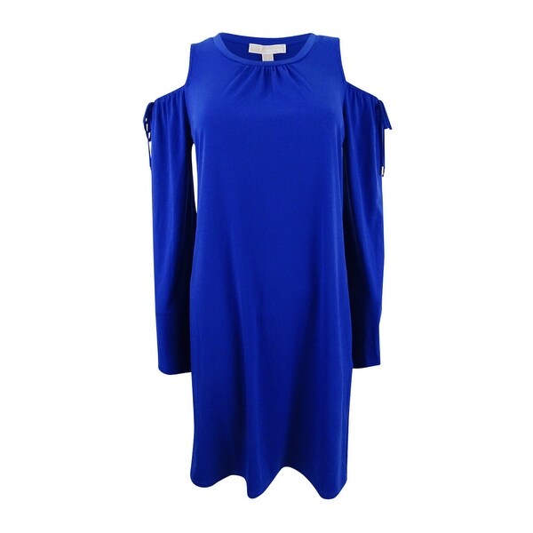 michael kors royal blue dress