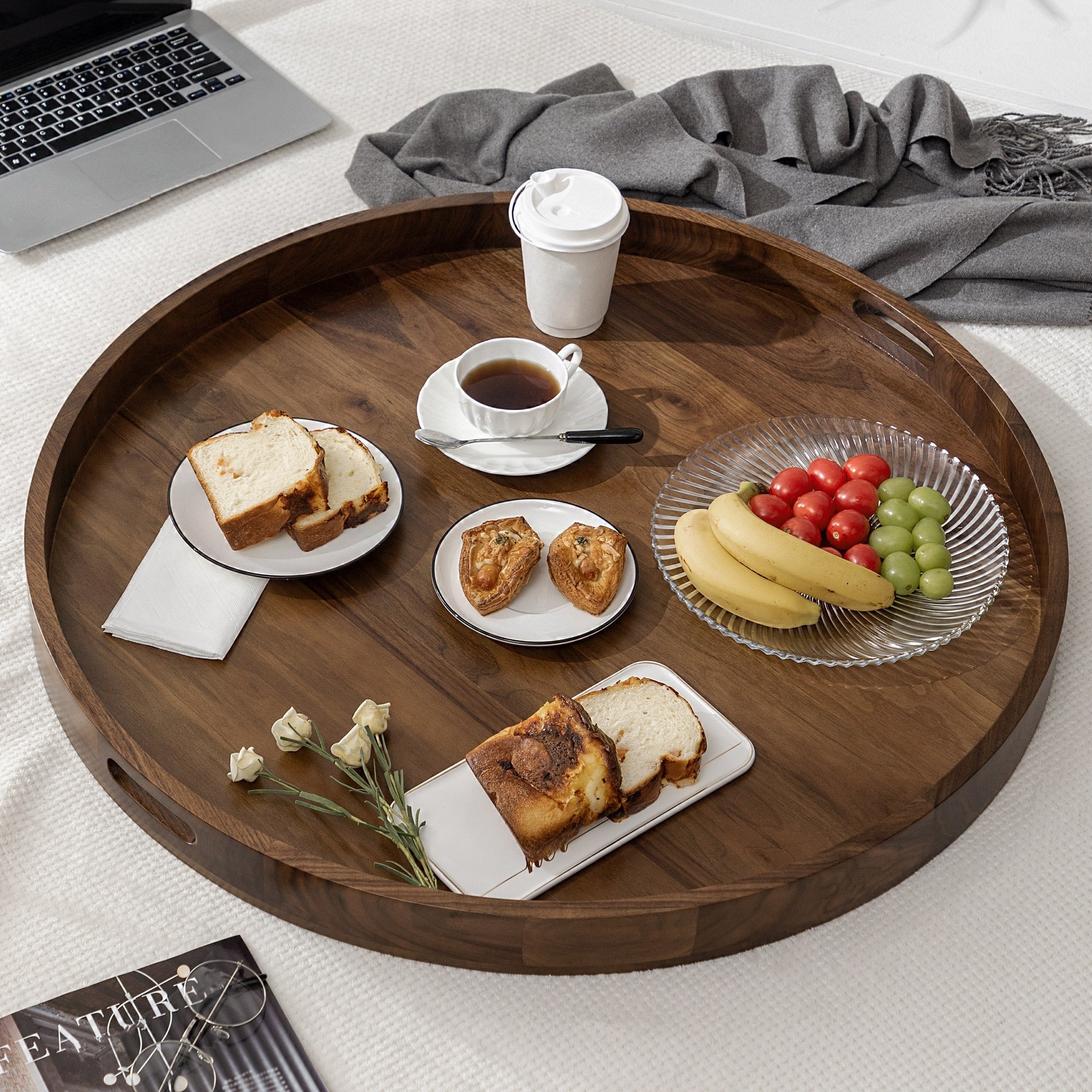 Xl top ottoman tray