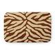 Animal Stripe Pet Feeding Mat for Dogs and Cats - Brown - 24" x 17"
