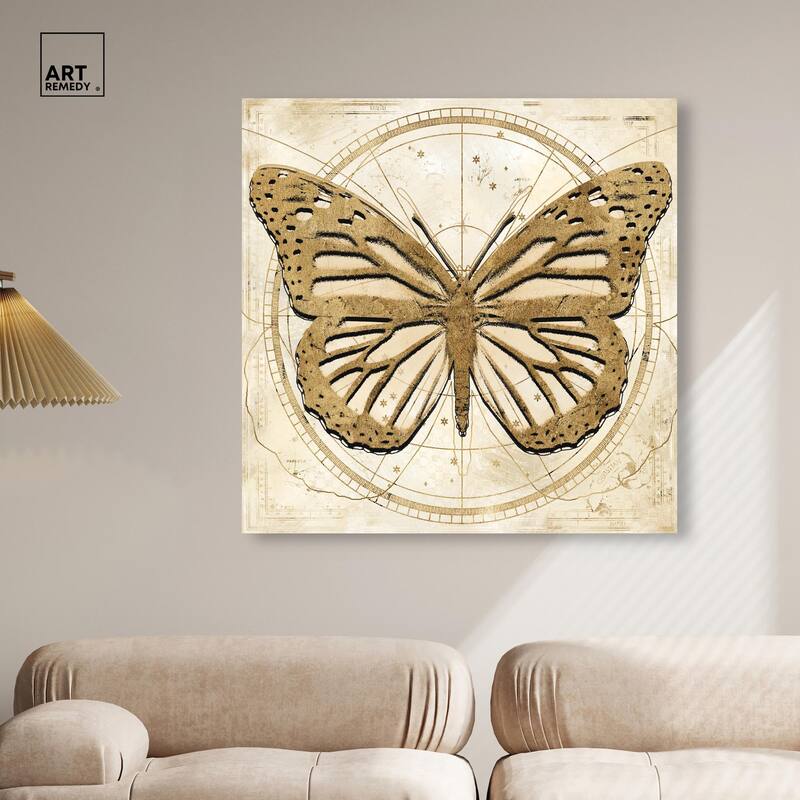 Astro Fluttering Wings Canvas by Art Remedy, Gallery Wrapped
