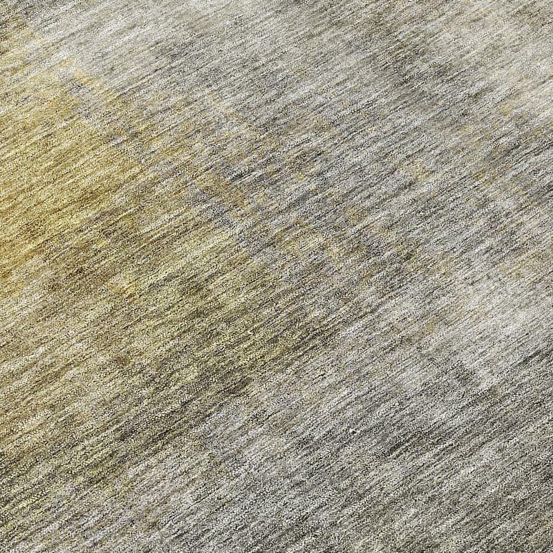 Machine Washable Indoor/ Outdoor Abstract Ombre Chantille Rug