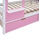 preview thumbnail 18 of 36, Full Over Full Castle Style Bunk Bed with 2 Drawers, 3 Shelves & Slide