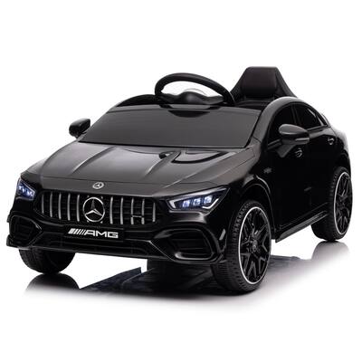 Mercedes-Benz AMG CLA 45 S Kids Ride-On Toy Car, 12V Battery, Parent Control, 4WD, LED Headlights, Music & USB