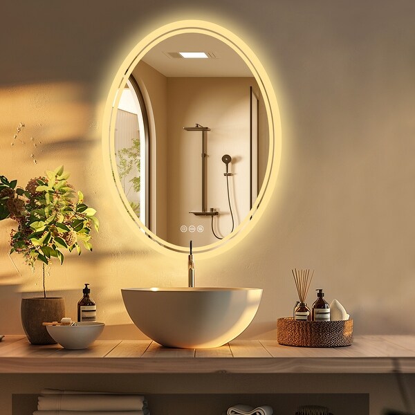 Mirror light touch sensor top