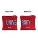 preview thumbnail 2 of 2, University Red Dual Sided Cornhole Bags