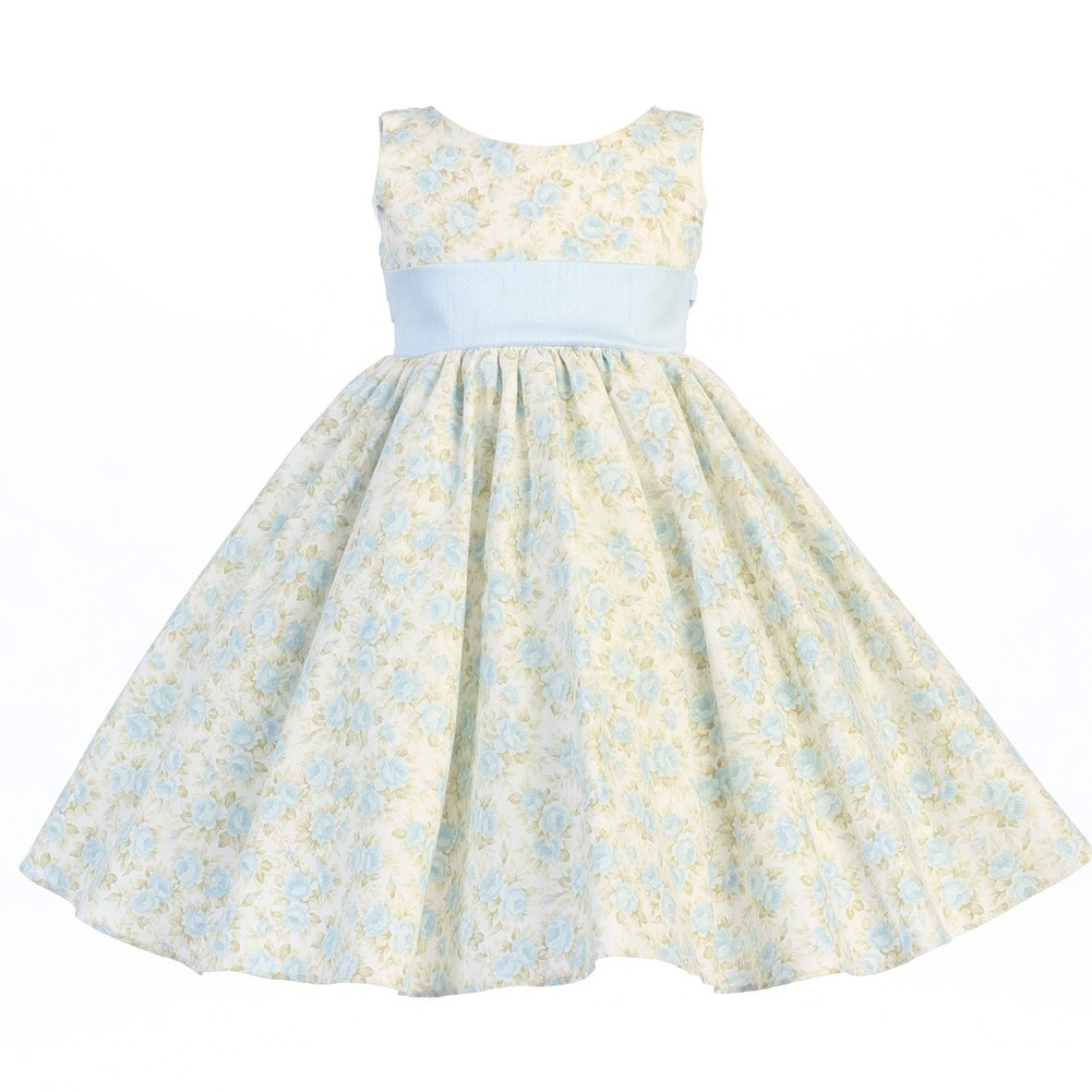 light blue little girl dresses