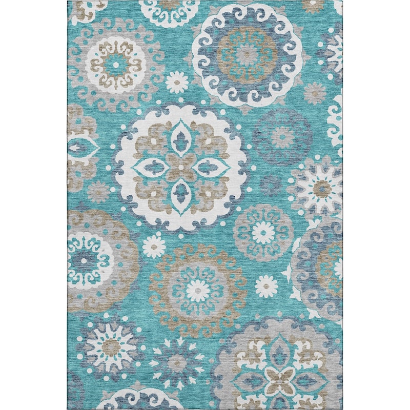 Premium Washable Super Soft Boho Suzani Mayfield Rug