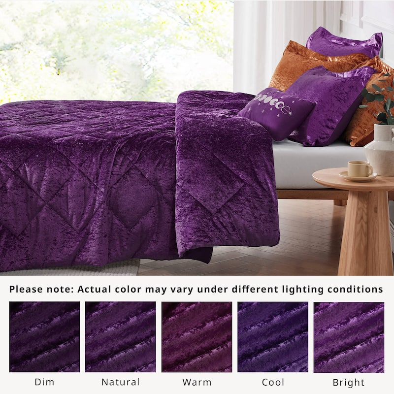 Intelligent Design Isabel Velvet Duvet Cover Set (Insert Excluded)