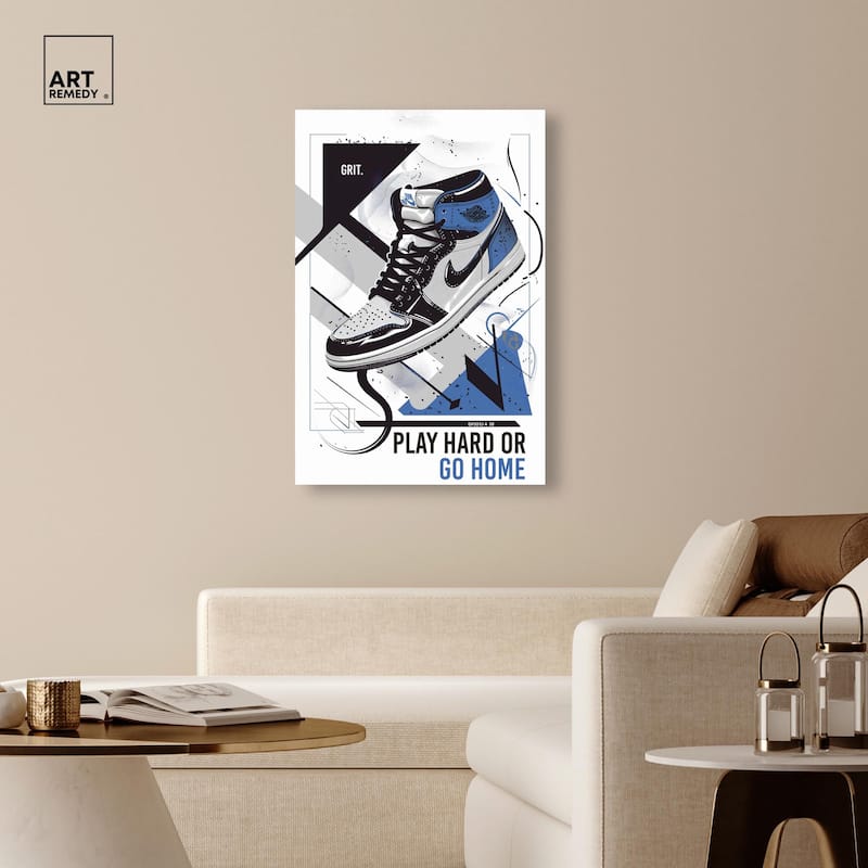 Play Hard Go Home Canvas by Art Remedy, Gallery Wrapped