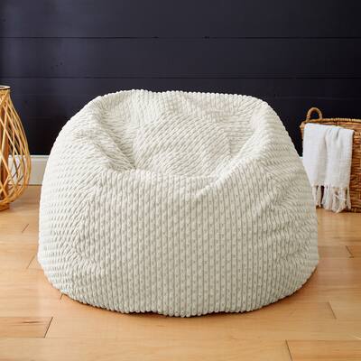 Humble + Haute Indoor Soft Chunky Corduroy Bean Bag Chair
