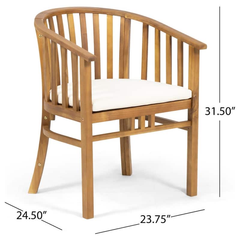 7-Piece Outdoor Acacia Wood Dining Set