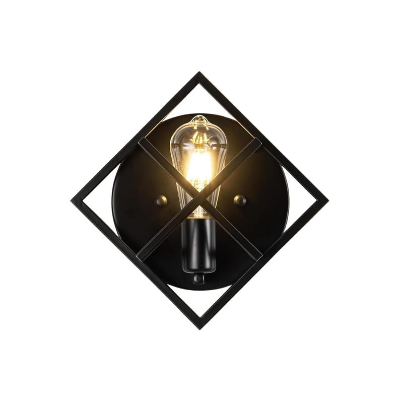 1 Light wall sconces black wall lighting metal wall light fixture