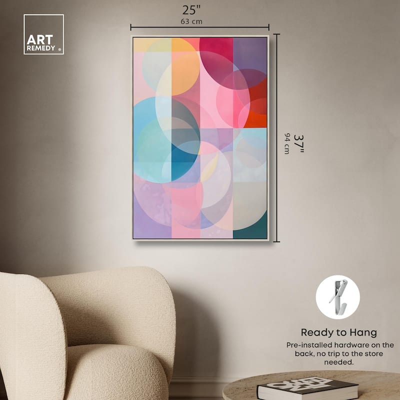 Oneiric Circles IV Canvas by Art Remedy