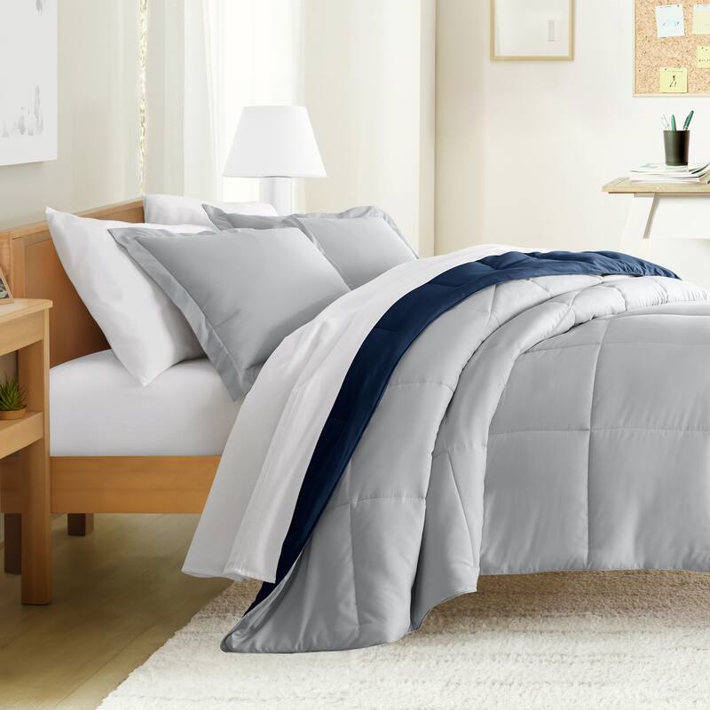 Simply Essential Dorm In A Bag Comforter, Sheet Set and Mattress Pad