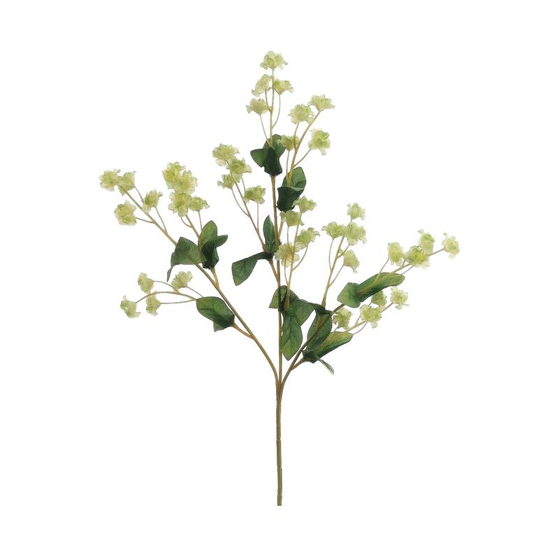 Double Baby's Breath Artificial Floral Spray - 19" - Cream and Green