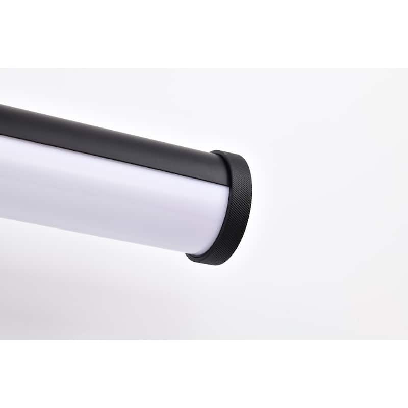 Cora 24 Inch LED Vanity 3 CCT Selectable Black Finish Acrylic Lens