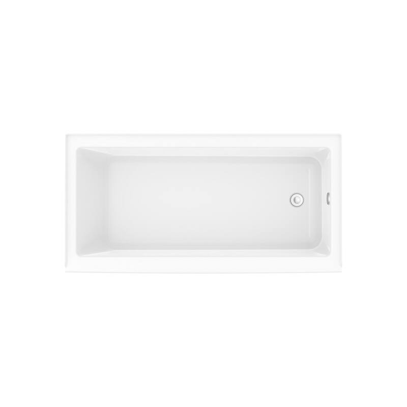 Maax 105815-R-001 Rubix 60" Three Wall Alcove Acrylic Soaking Tub with