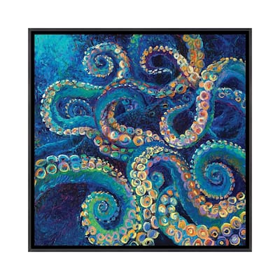 iCanvas "Tentacollage II" by Iris Scott Framed