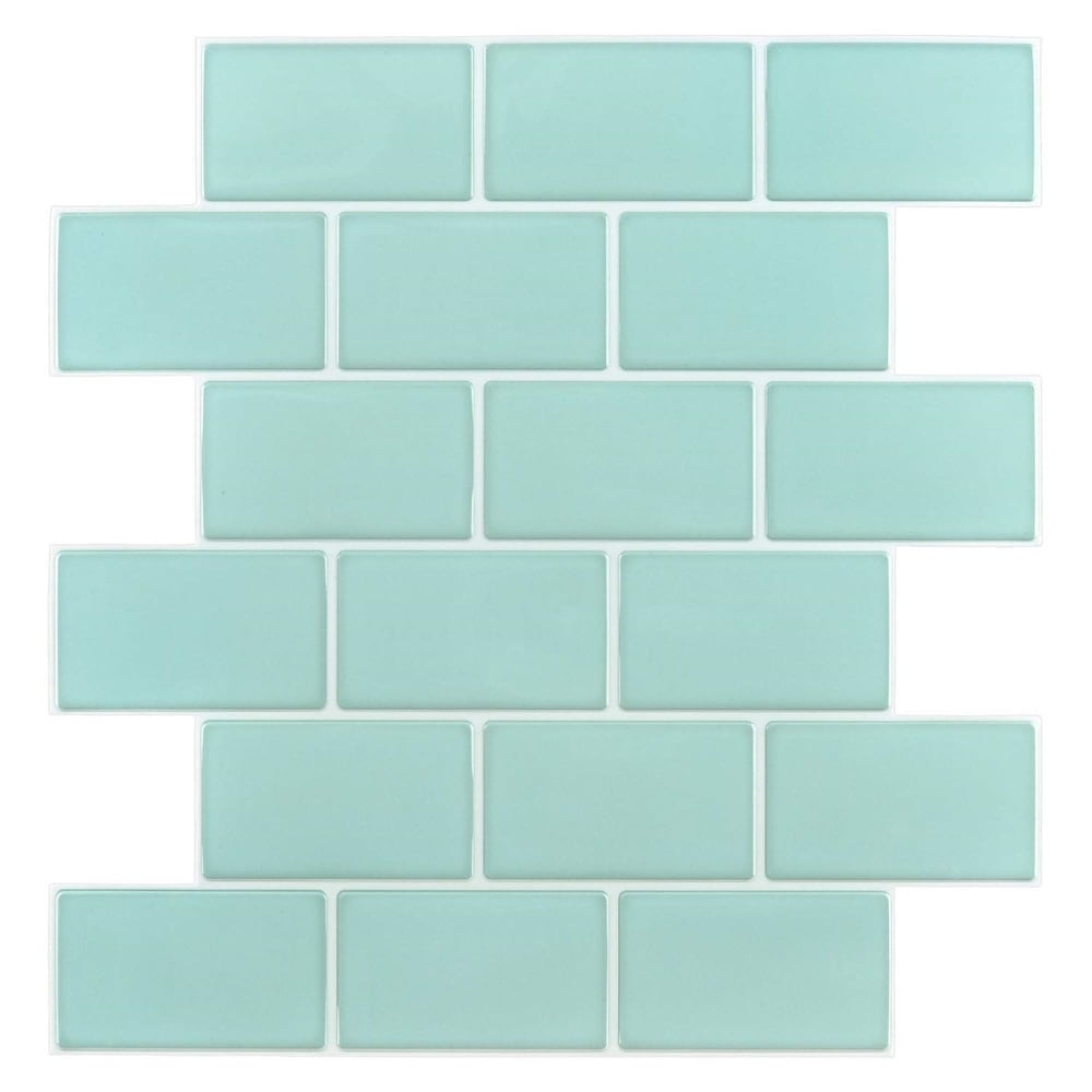 Long King Tile 12x12 Peel and Stick Backsplash Tile Removable Subway  Self-Adhesive Kitchen Backsplash Thicker Design(10-Pack) 